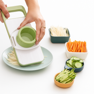 5in1 Vegetable Cutter Stainless Steel Multifunctional Grater