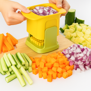 Multifunctional Vegetable Chopper Onion Dicing Artifact French Fries Slicer Kitchen Gadget Cucumber Potato Slicer Kitchen Tools