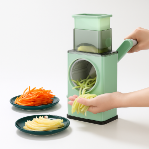 3 In 1 Manual Vegetable Slicer Potato Chopper Rotary Cheese Grater Veggie Chopper Peeler Maker Machine Kitchen Accessories Tools